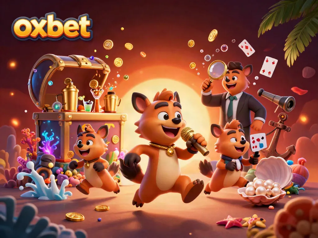 Experience excitement at OXBET as hyenas bring comedy to casino games with vibrant visuals.