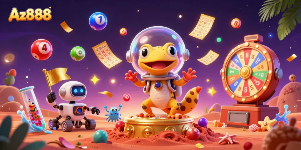 Engage in thrilling gaming adventures with Az888 at a lively alien casino