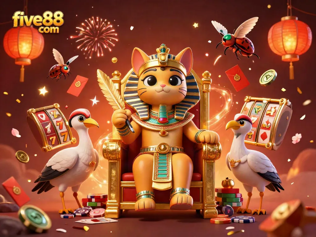 Engage with five88 com’s exciting online gambling scene featuring vibrant characters and slots.