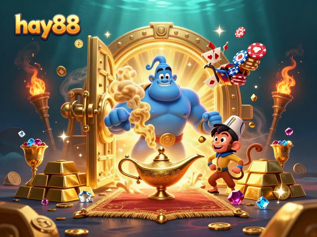 Experience thrilling gameplay with hay88, featuring mystical elements and vibrant casino treasures
