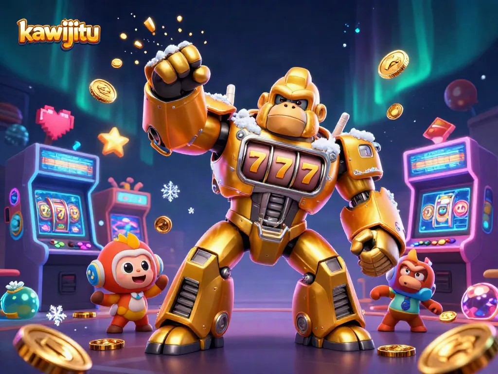 Menang besar di kawijitu dengan mesin slot dan karakter kasino 3D yang menonjol.