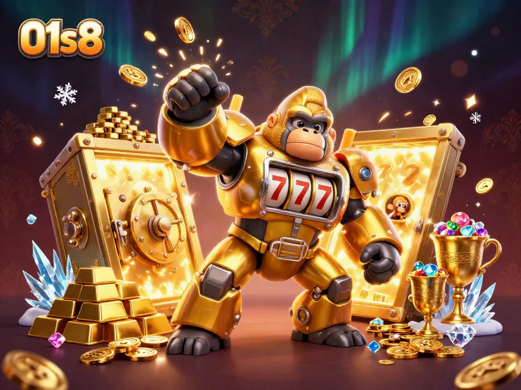 Experience thrilling games at 01s8 with exclusive jackpots marked by explosive gold coins.