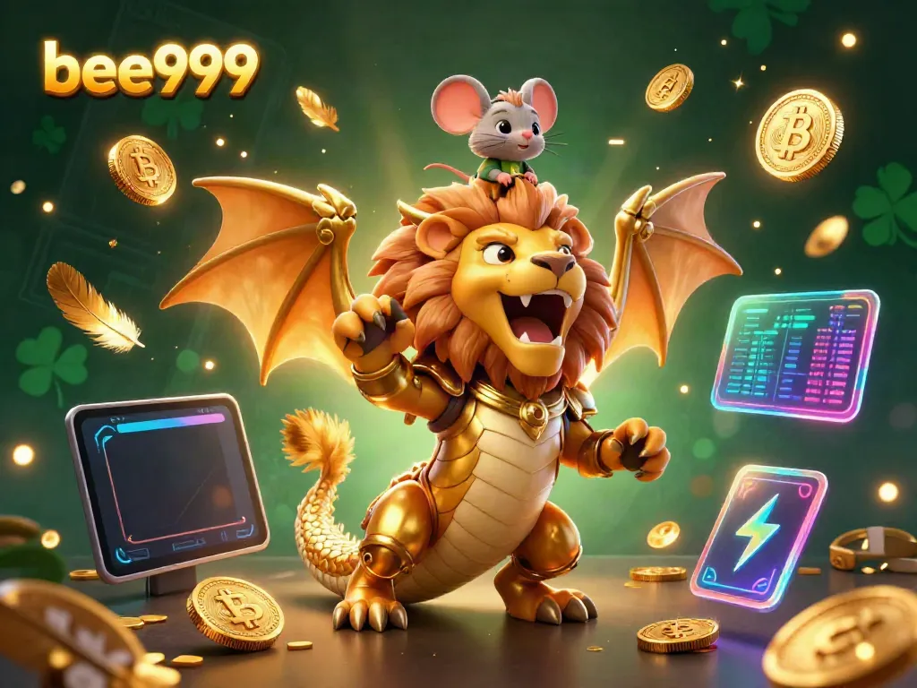 Engage with thrilling casino adventures in the vibrant world of bee999, featuring majestic creatures and cryptocurrency elements.