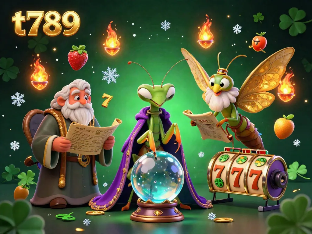 Experience the vibrant world of t789 with enchanting characters and captivating slot elements.