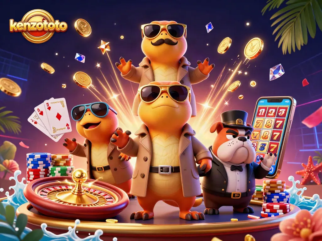 Kenzototo thrills as three raptors cleverly disguise to enter a VIP casino lounge.