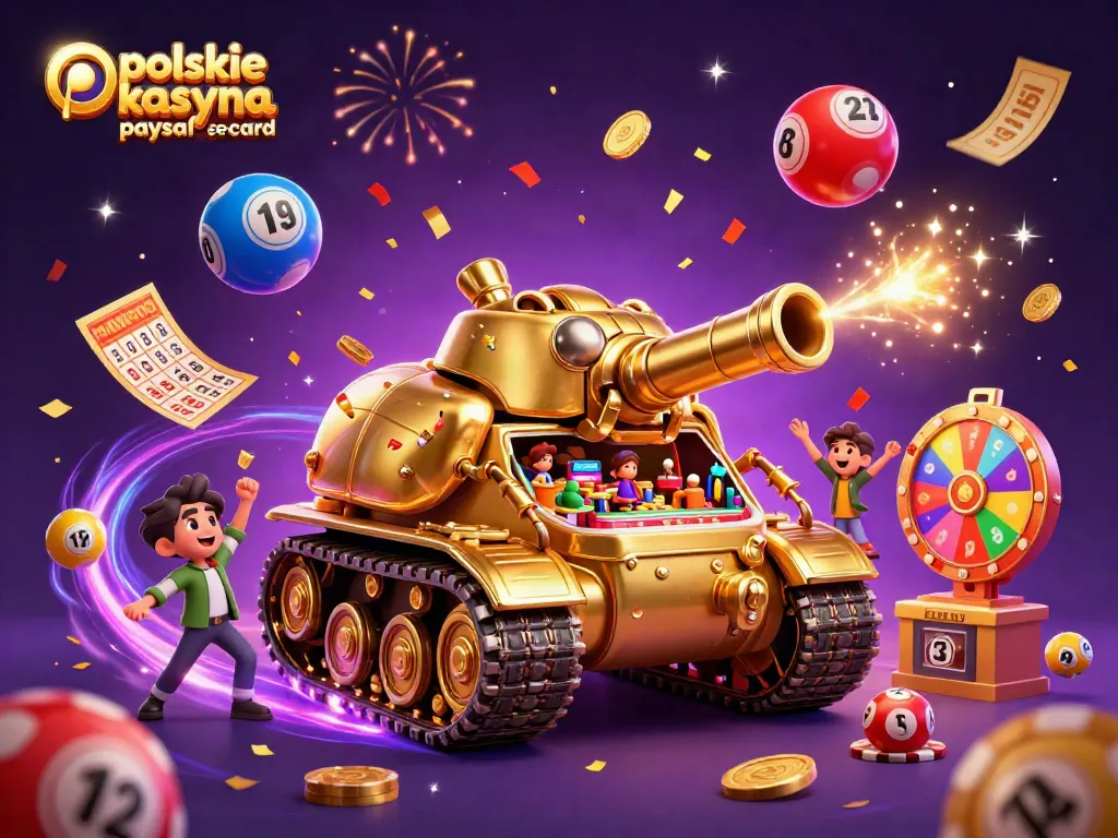 Experience the thrill of polskie kasyna online paysafecard with a vibrant 3D casino scene and dynamic winning elements.
