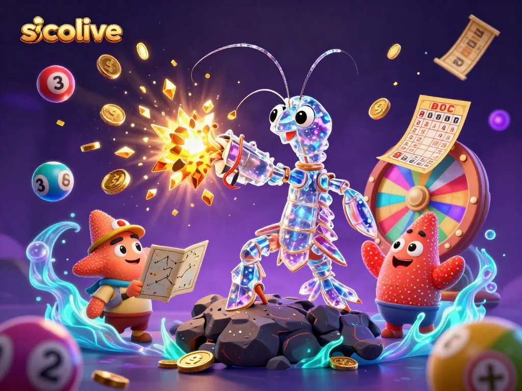 Socolive transforms the online gambling experience with vibrant characters bursting through asteroids, celebrating wins with gems and golden coins