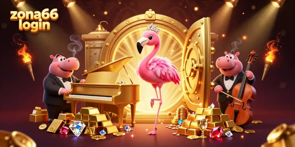 Experience seamless gameplay with zona66 login featuring vibrant casino characters and rich gaming elements.