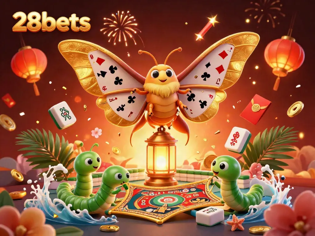 Experience excitement with 28bets as you explore vibrant casino scenes illustrated in a captivating 3D artwork.