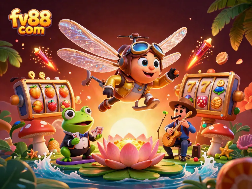 Engage with thrilling slots at fv88 com featuring vibrant reels and a lively casino atmosphere.