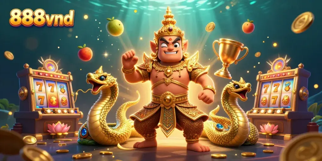 Experience the thrill of winning at 888vnd with exciting slot games and vibrant characters.