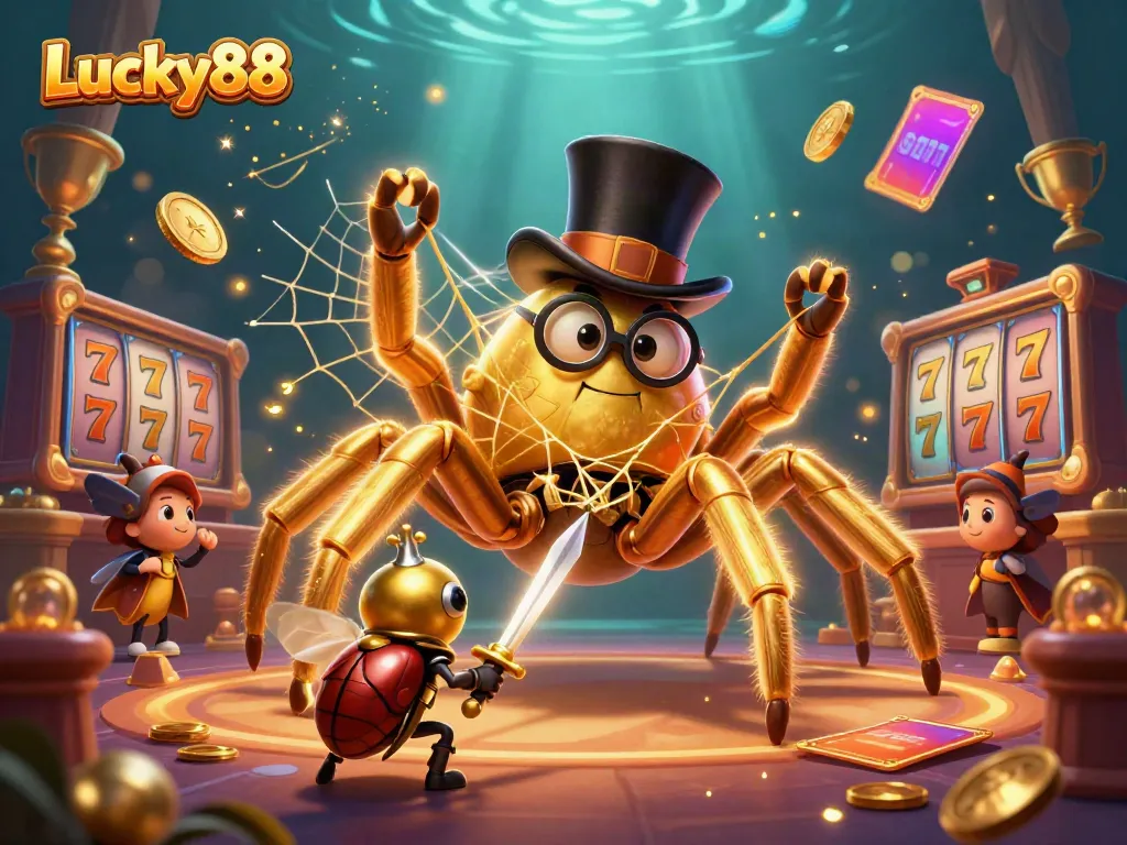 Experience winning moments with Lucky88 in an enchanted casino scene.