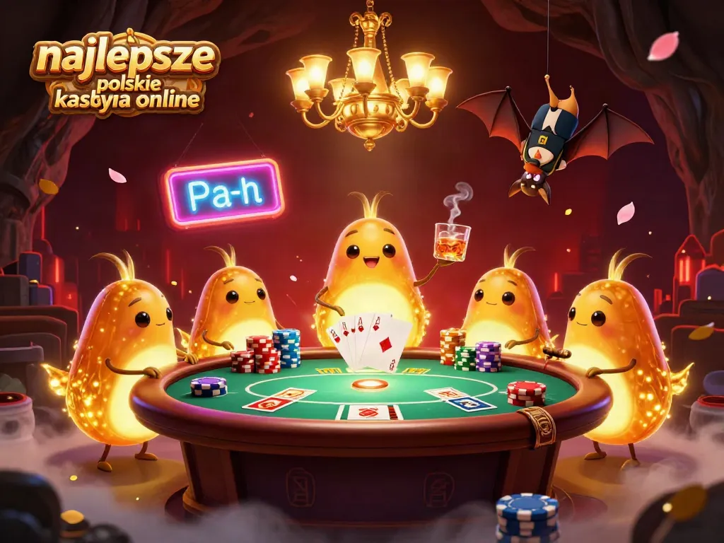 Experience action at najlepsze polskie kasyna online featuring glowworms and playful gaming elements in a vibrant scene.